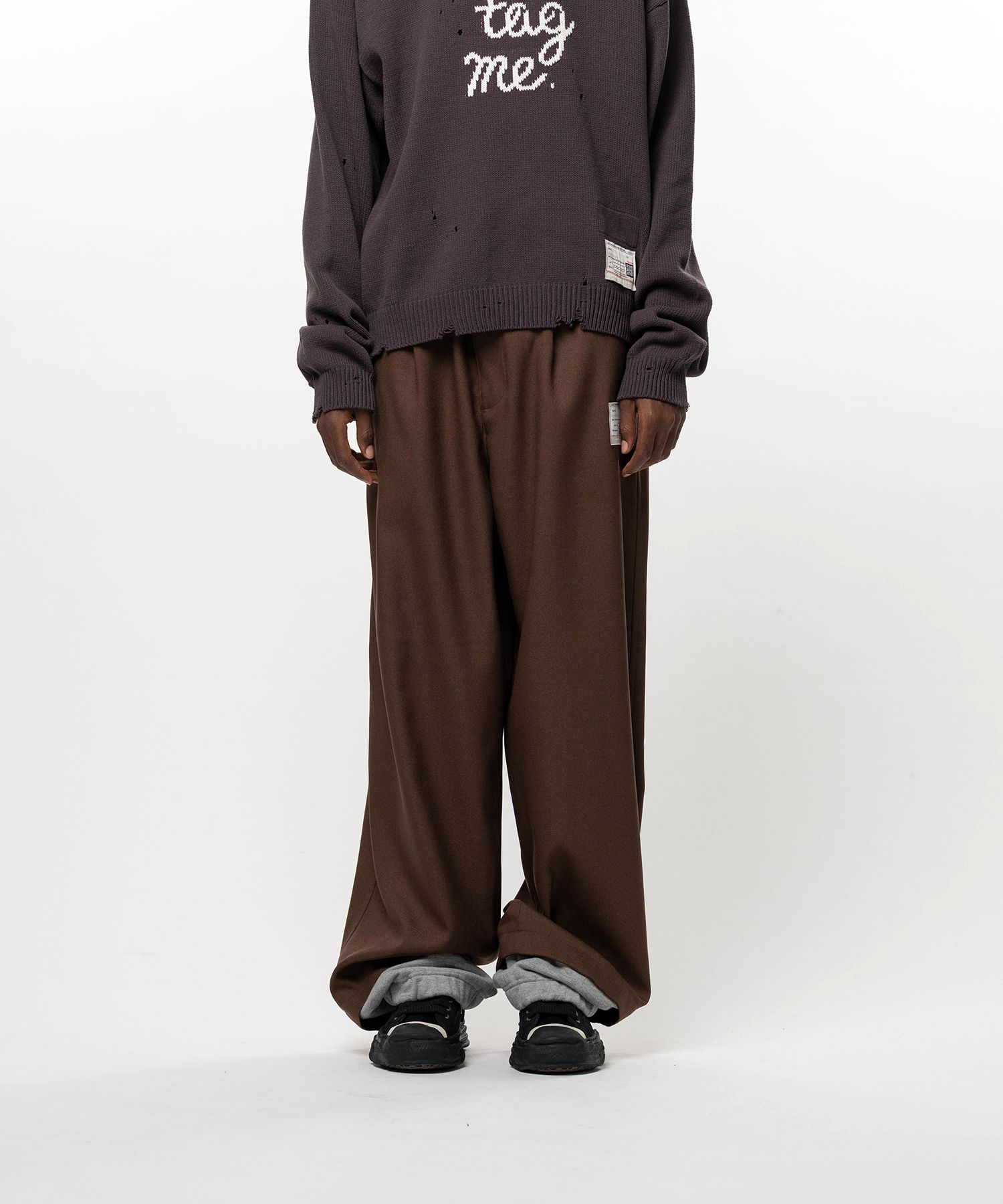 Sweat Layered Twill Pants