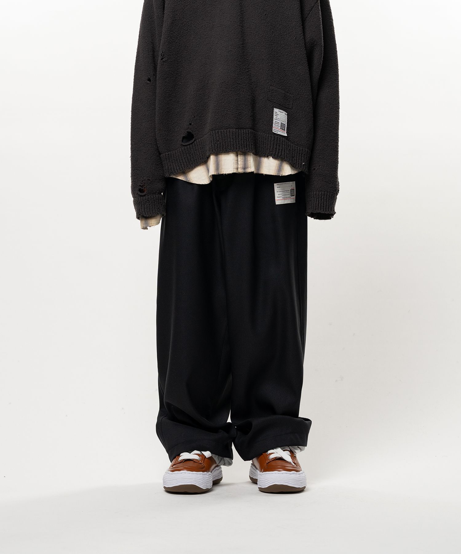 Sweat Layered Twill Pants