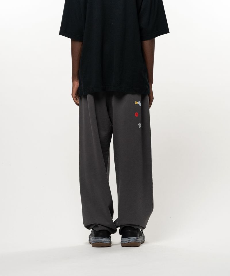 Price Tag Sticker Printed Sweat Pants