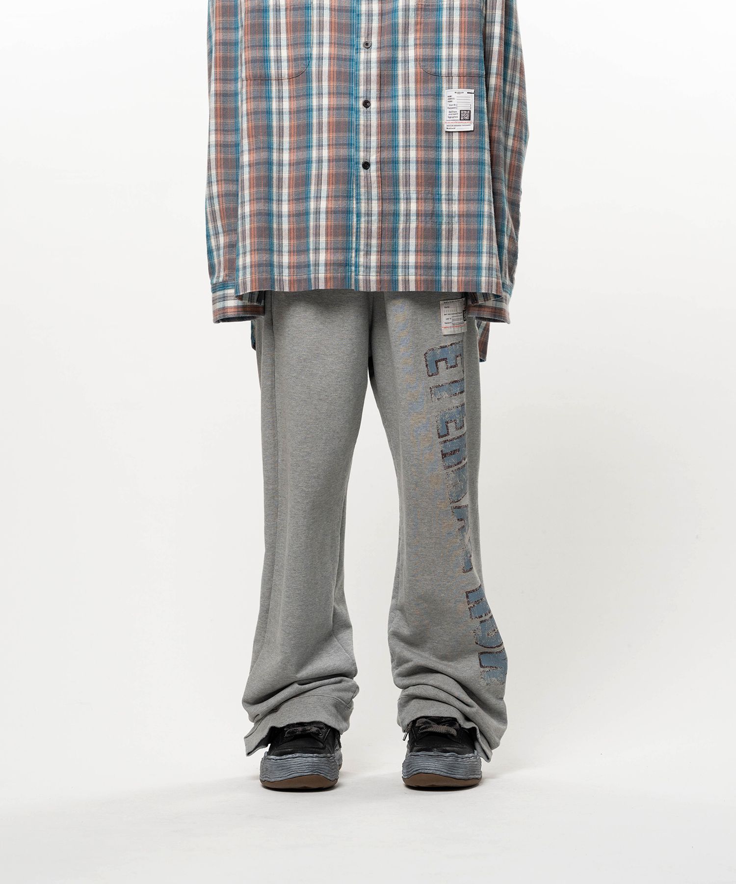 Folded College Logo Sweat Pants