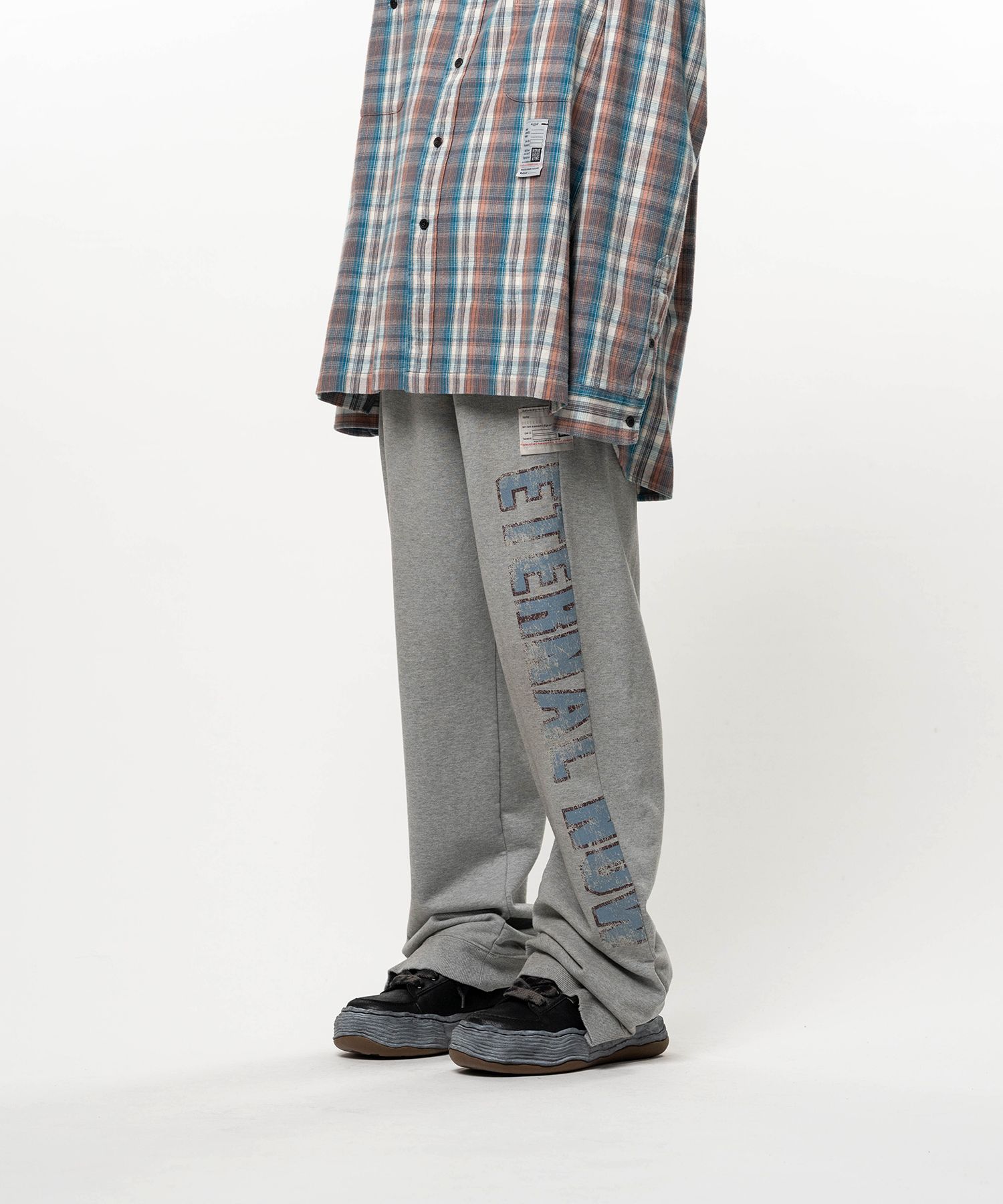 Folded College Logo Sweat Pants