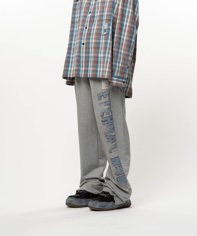 Folded College Logo Sweat Pants
