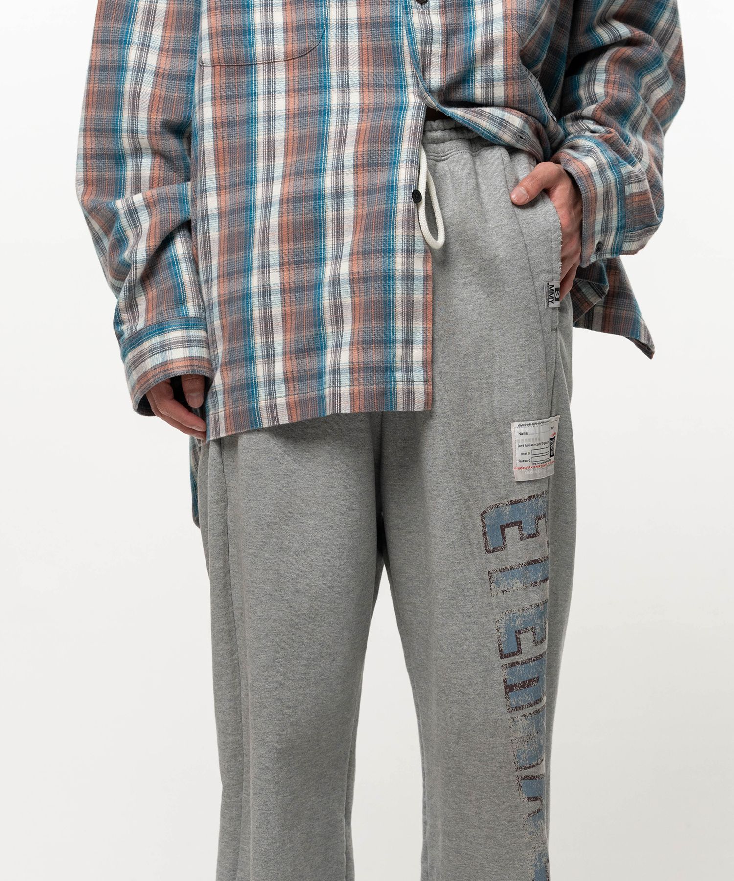 Folded College Logo Sweat Pants
