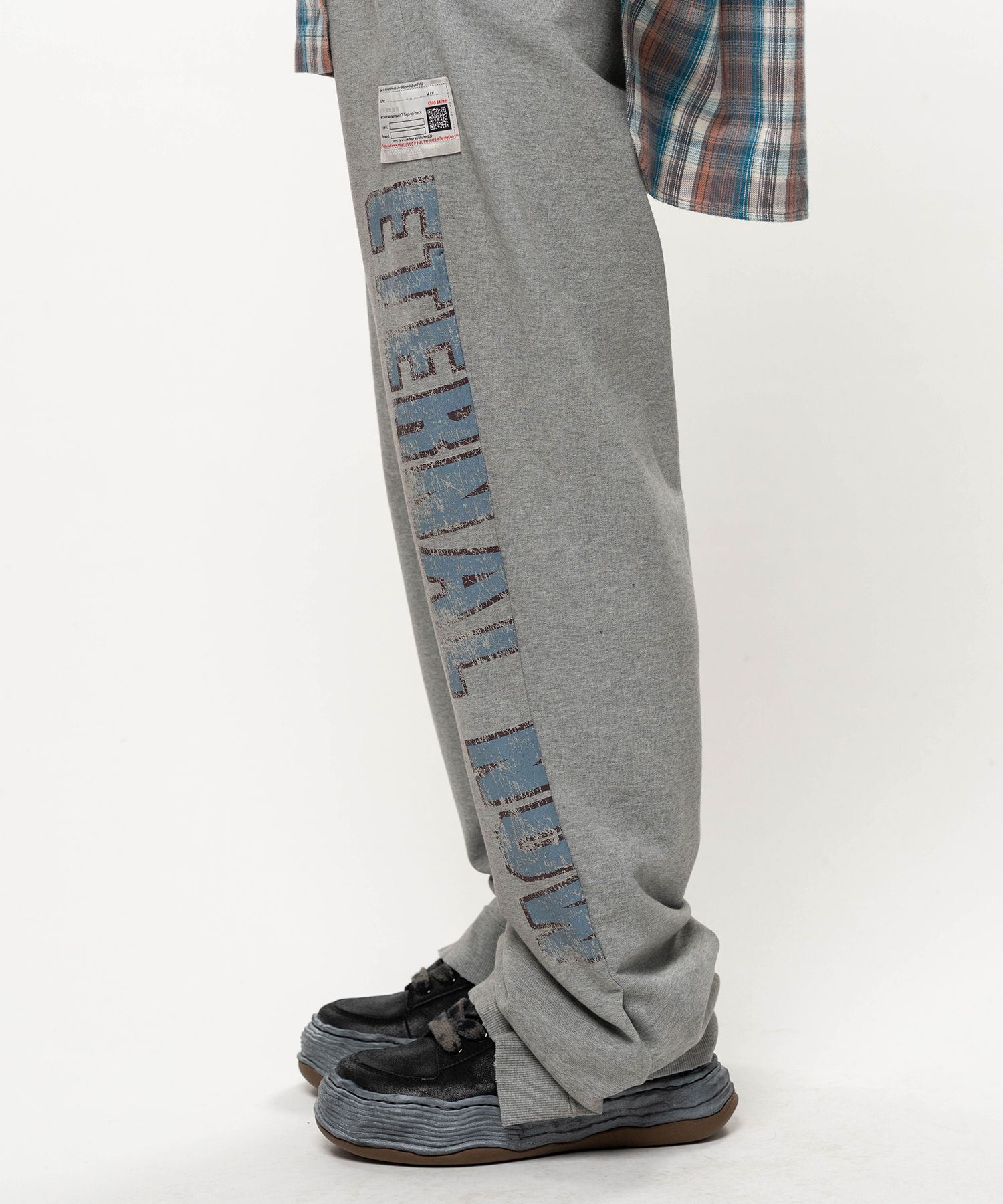 Folded College Logo Sweat Pants
