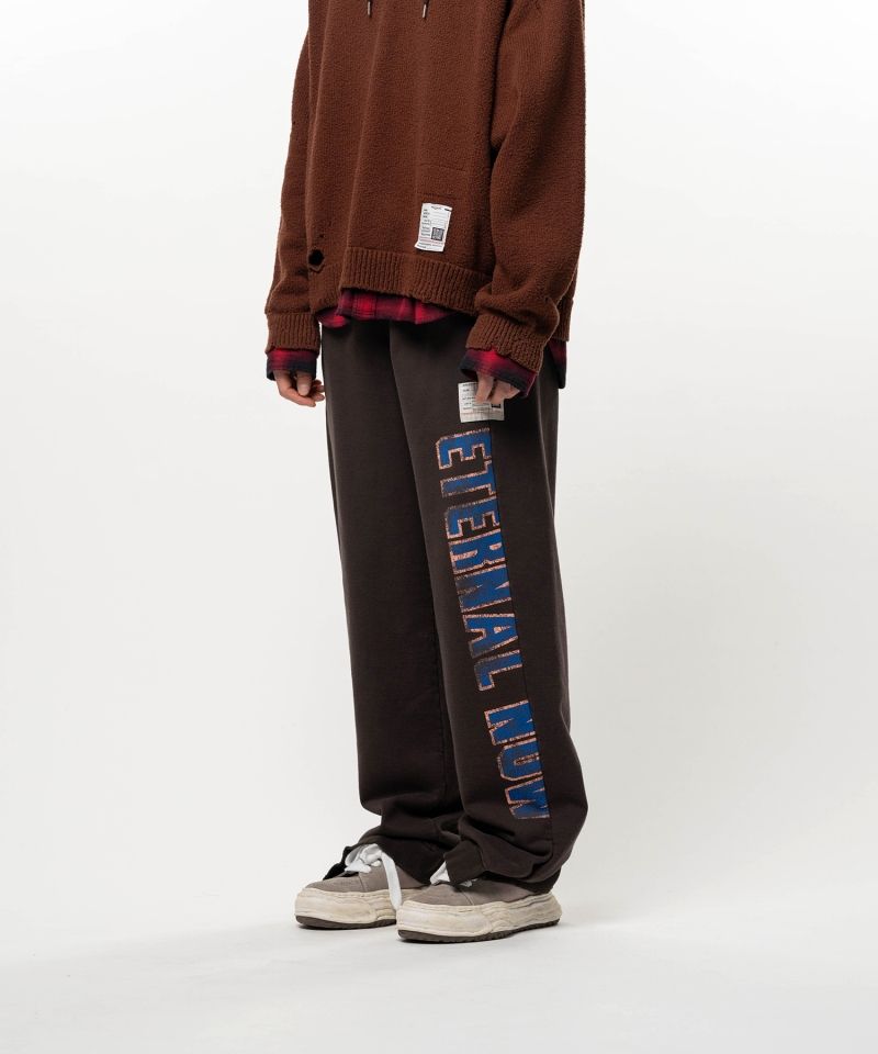 Folded College Logo Sweat Pants