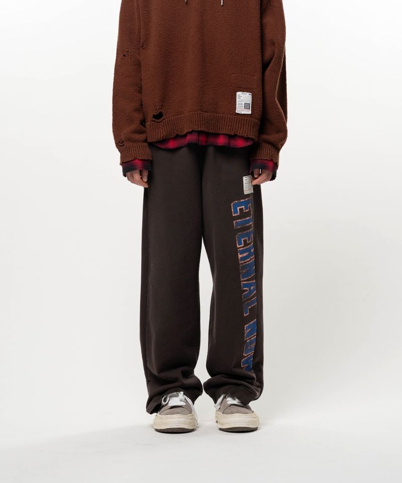 Folded College Logo Sweat Pants