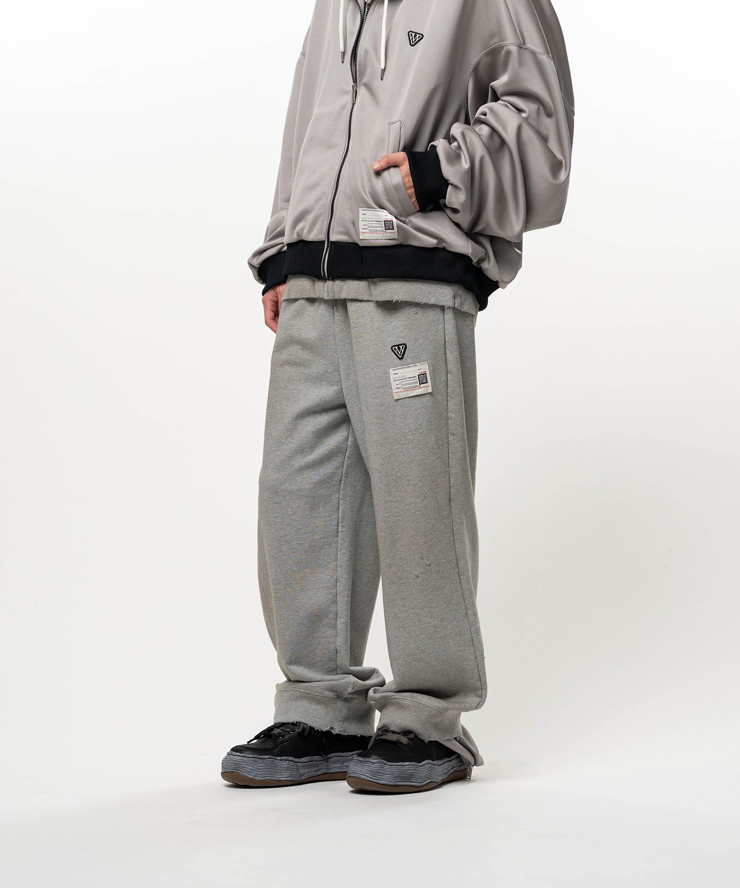 Track Pants Layered Sweat Pants
