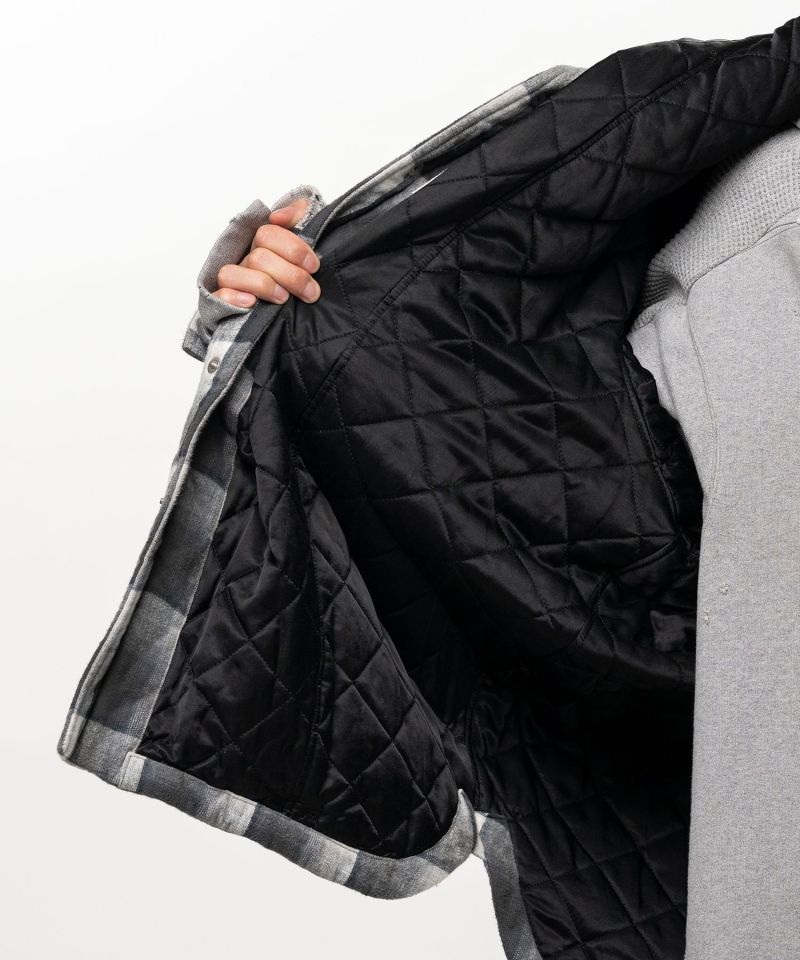 Hooded Check Shirt Jacket