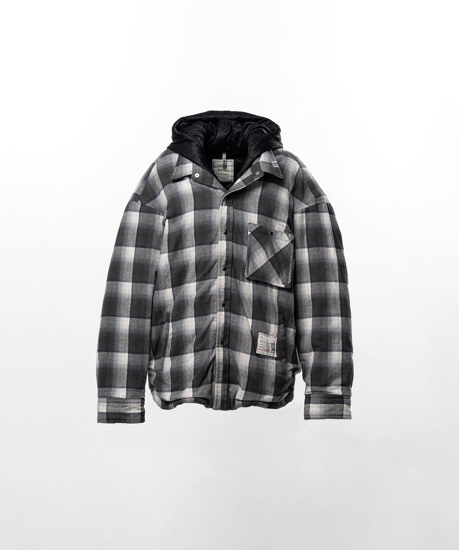 Hooded Check Shirt Jacket