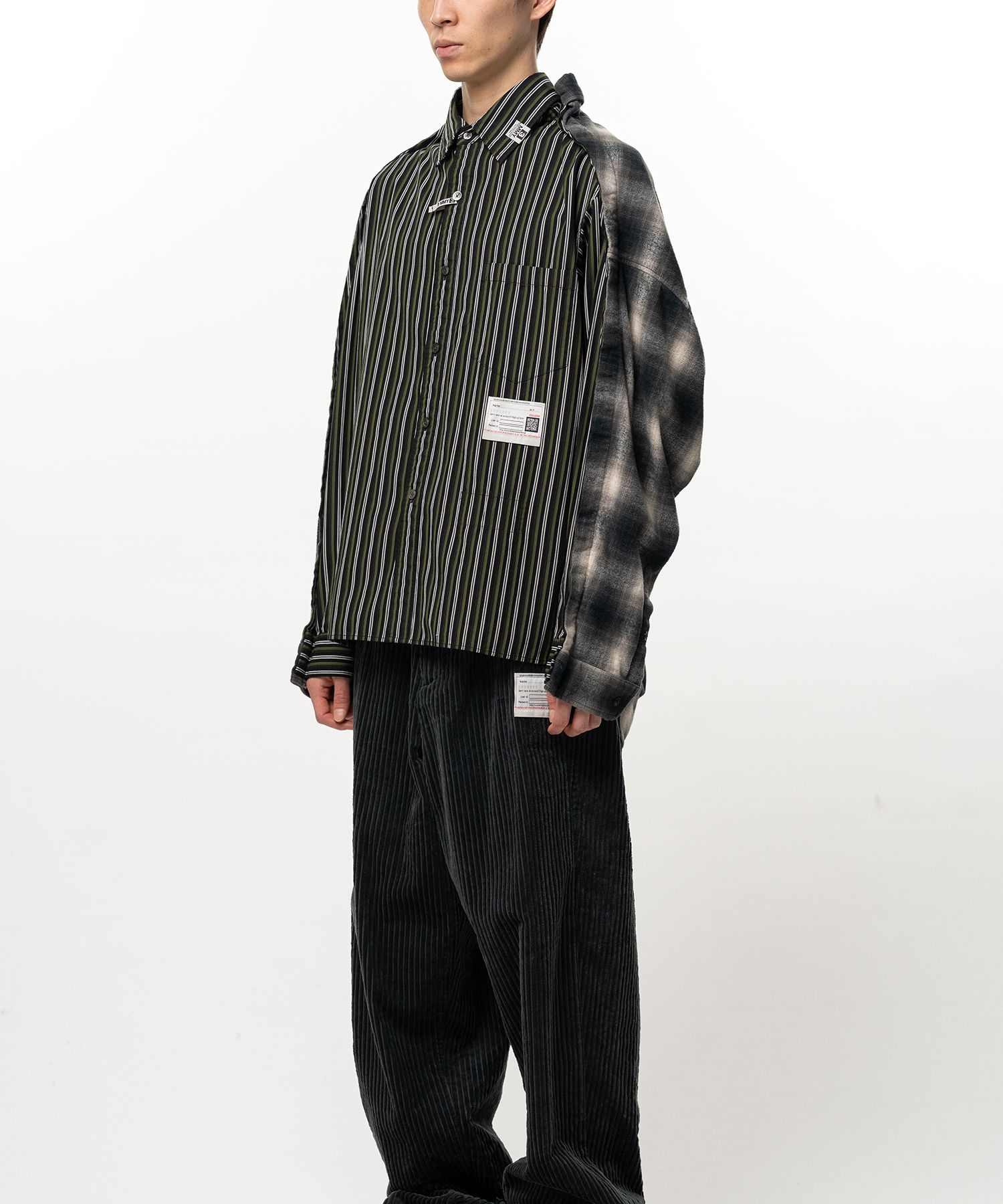 Front Back Docking Long Sleeve Shirt