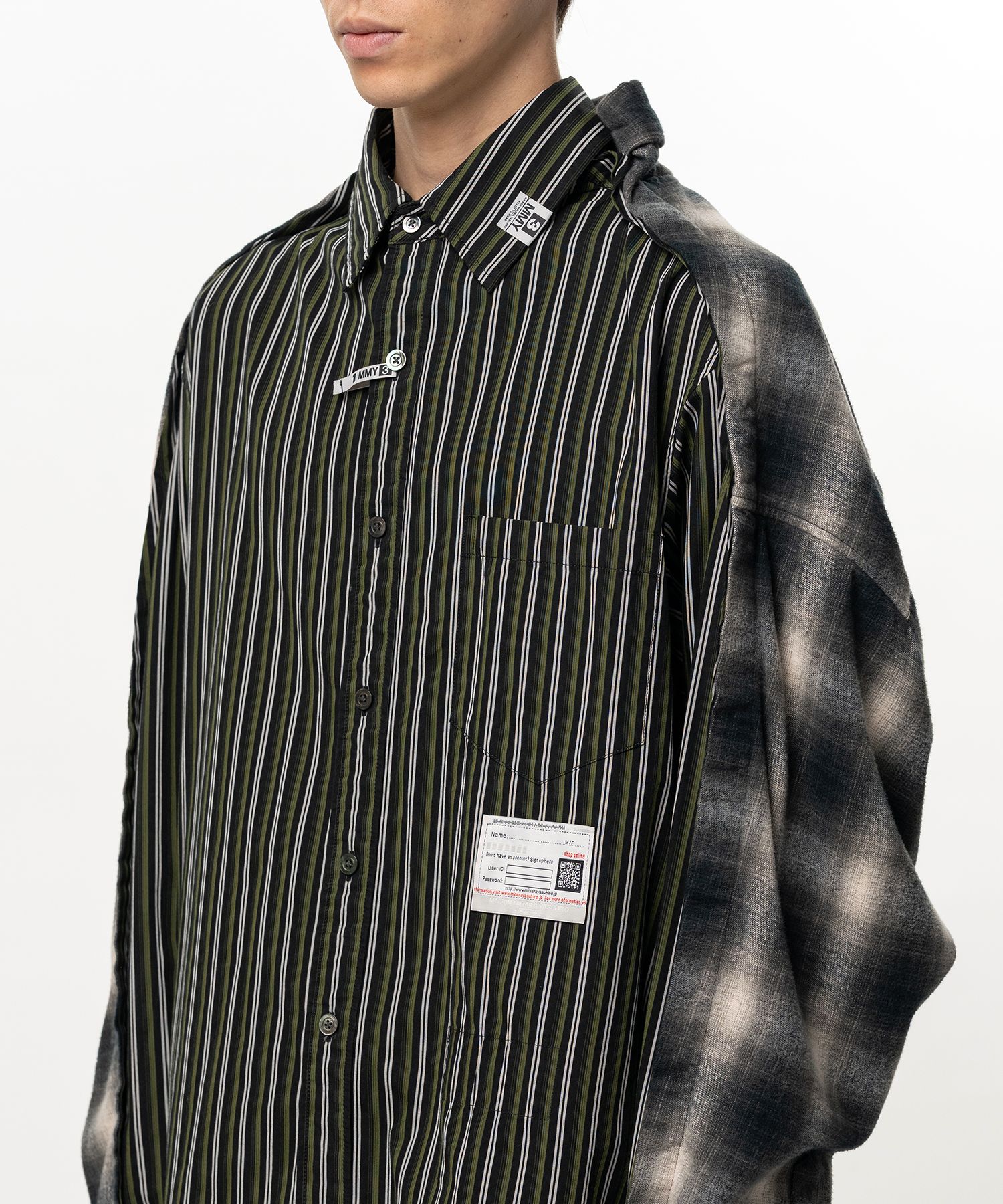Front Back Docking Long Sleeve Shirt