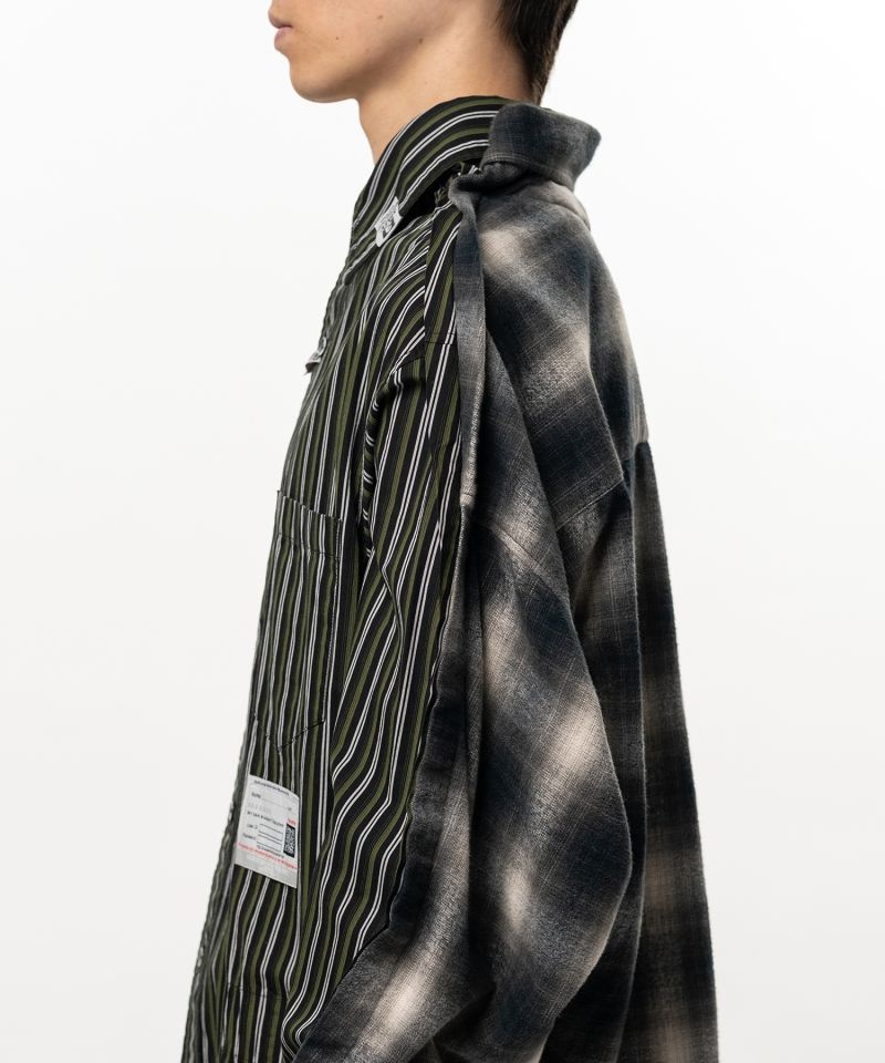 Front Back Docking Long Sleeve Shirt