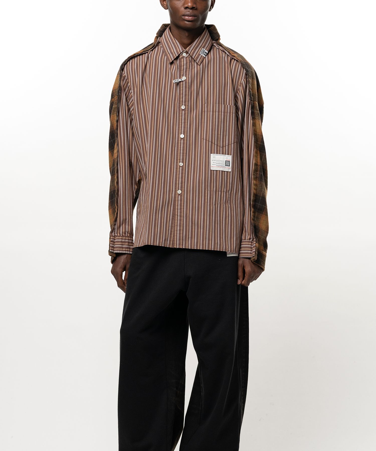 Front Back Docking Long Sleeve Shirt