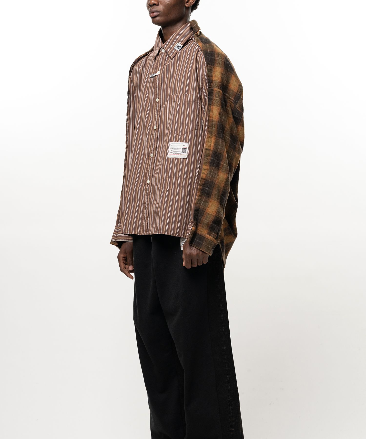 Front Back Docking Long Sleeve Shirt