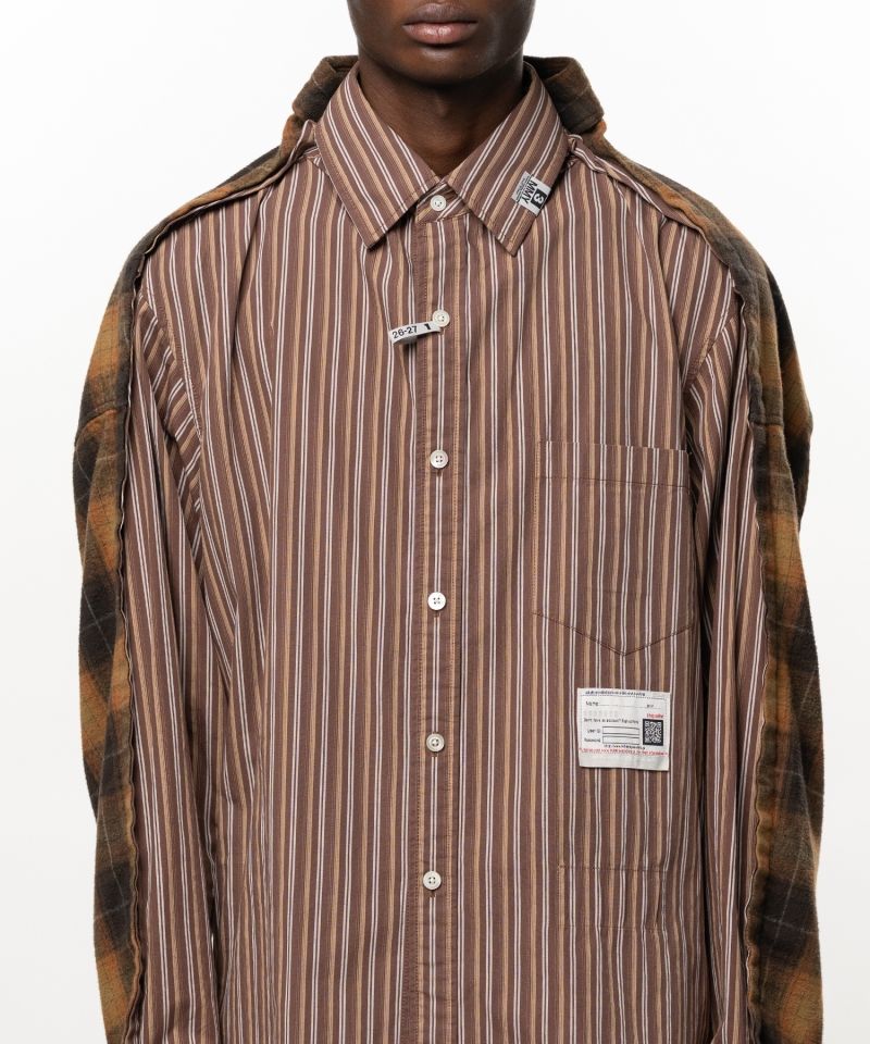 Front Back Docking Long Sleeve Shirt