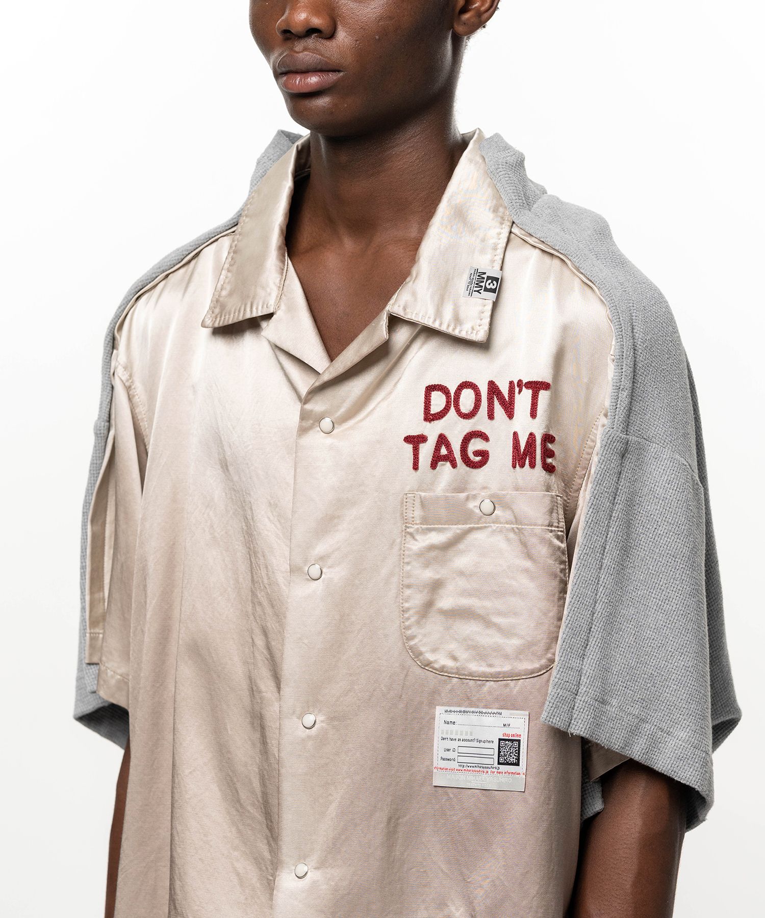 Front Back Docking Short Sleeve Shirt
