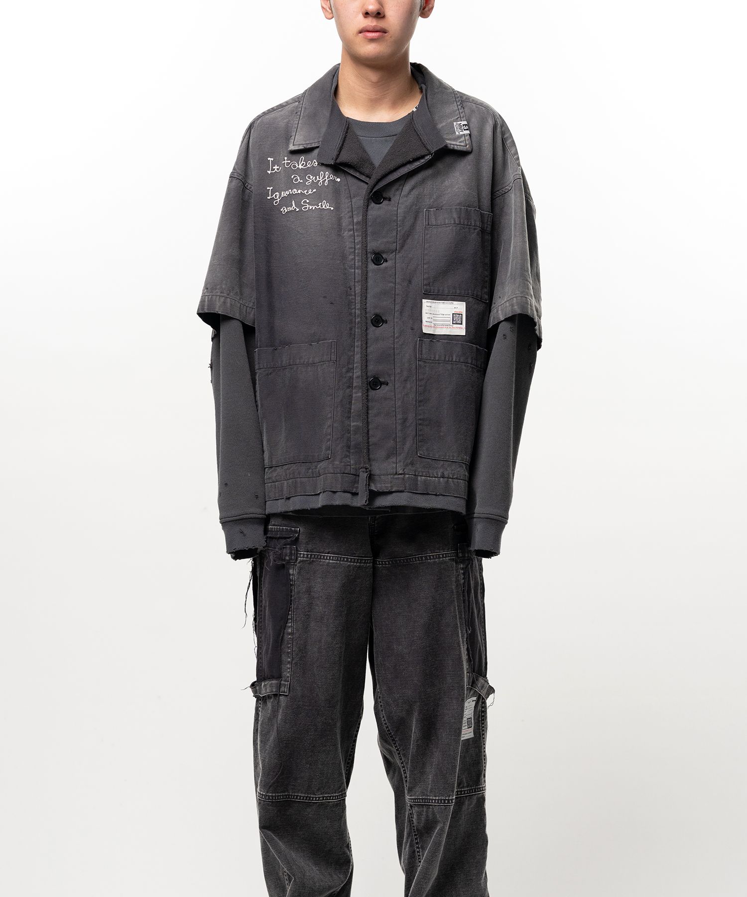Pullover Layered Shirt