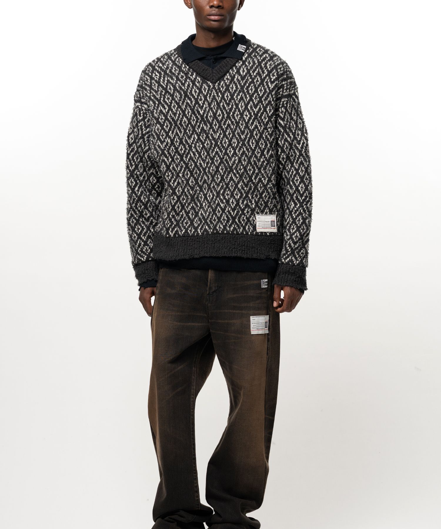 Layered Knit Sweater