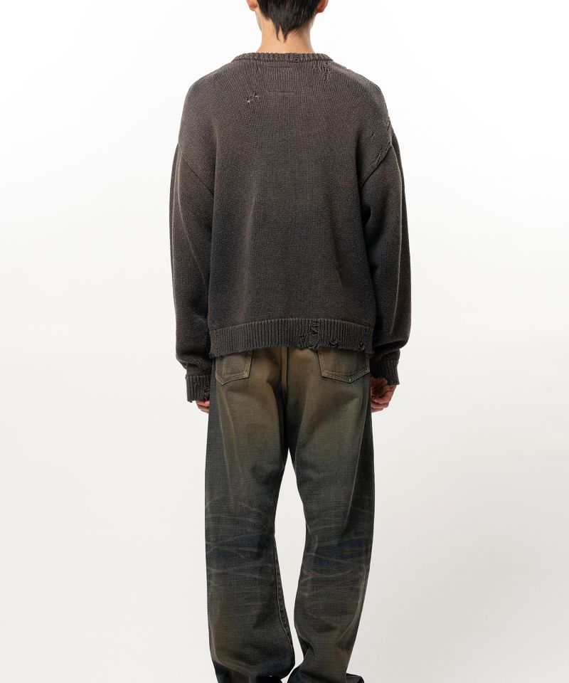 Grape Jacquard Knit Sweater