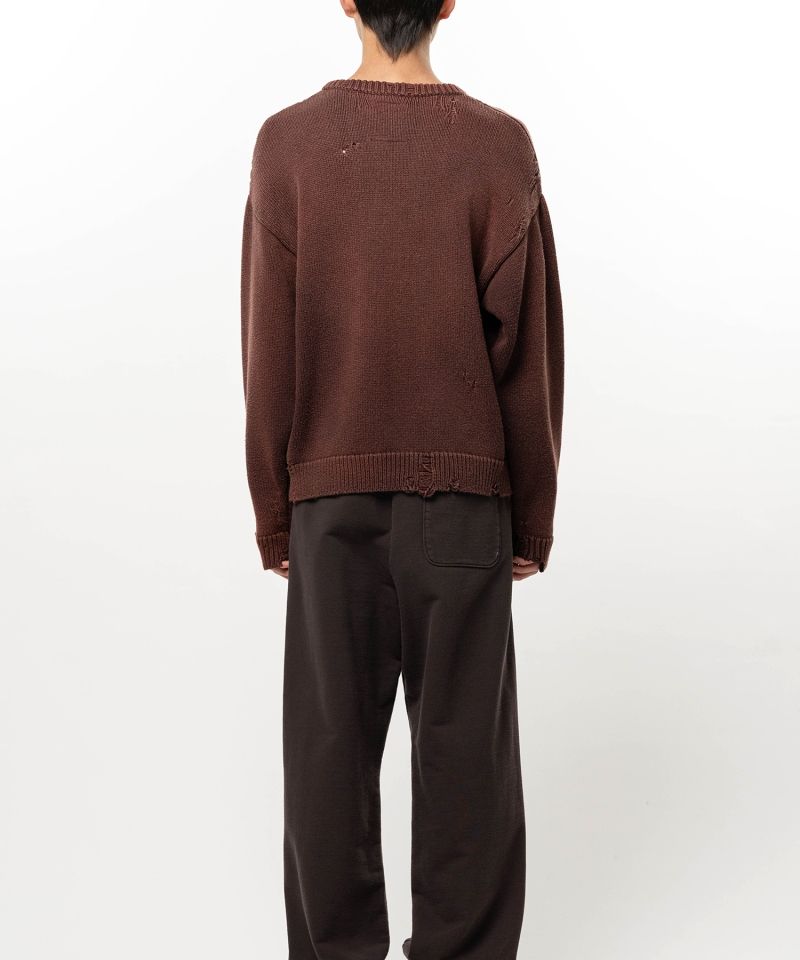 Grape Jacquard Knit Sweater