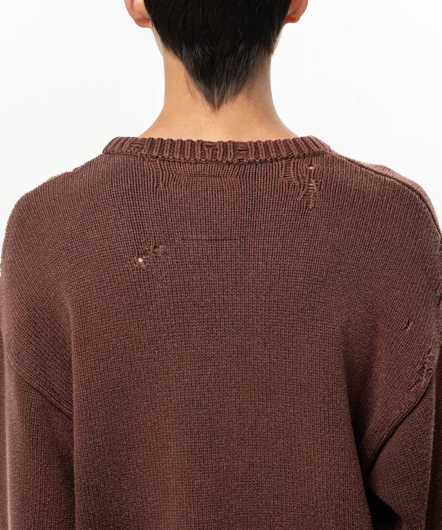 Grape Jacquard Knit Sweater