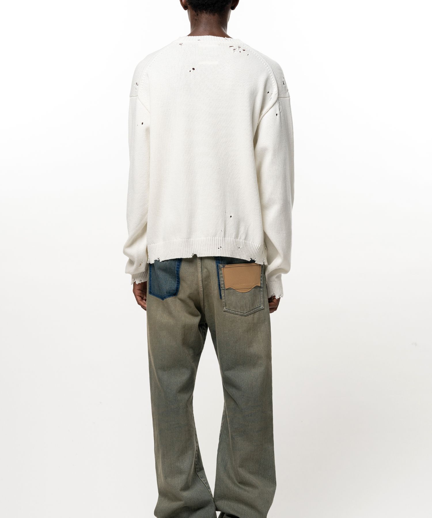 Don't Tag Me Jacquard Knit Sweater