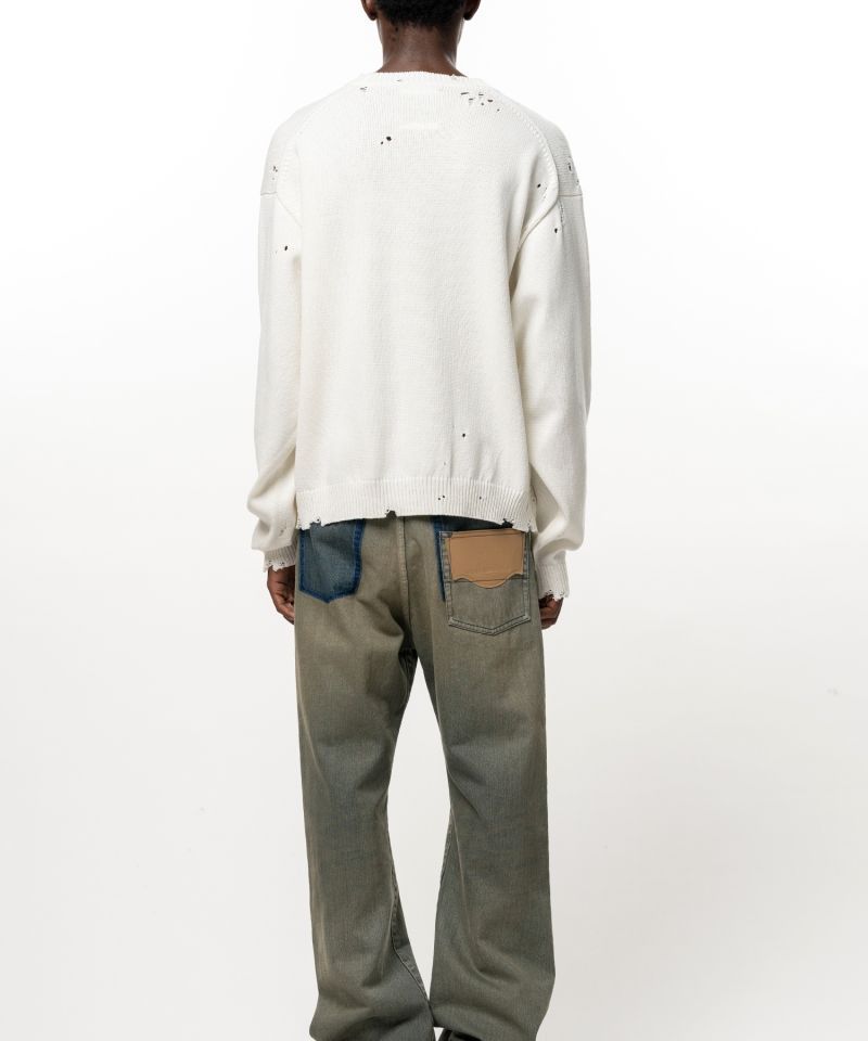 Don't Tag Me Jacquard Knit Sweater