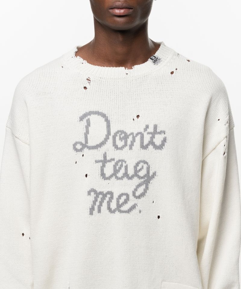 Don't Tag Me Jacquard Knit Sweater