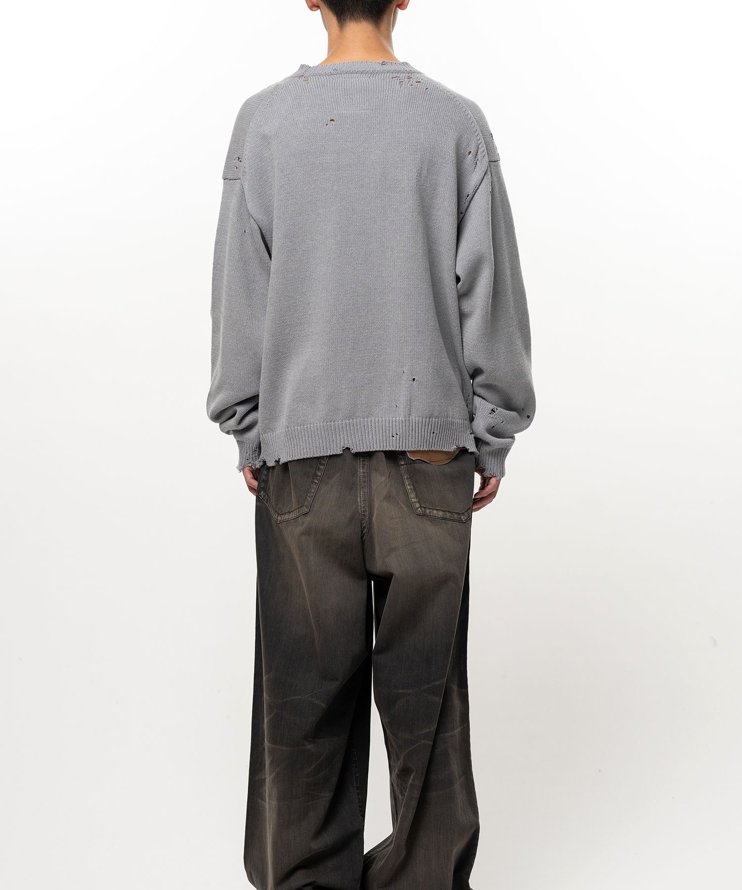 Don't Tag Me Jacquard Knit Sweater