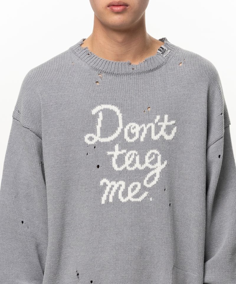 Don't Tag Me Jacquard Knit Sweater