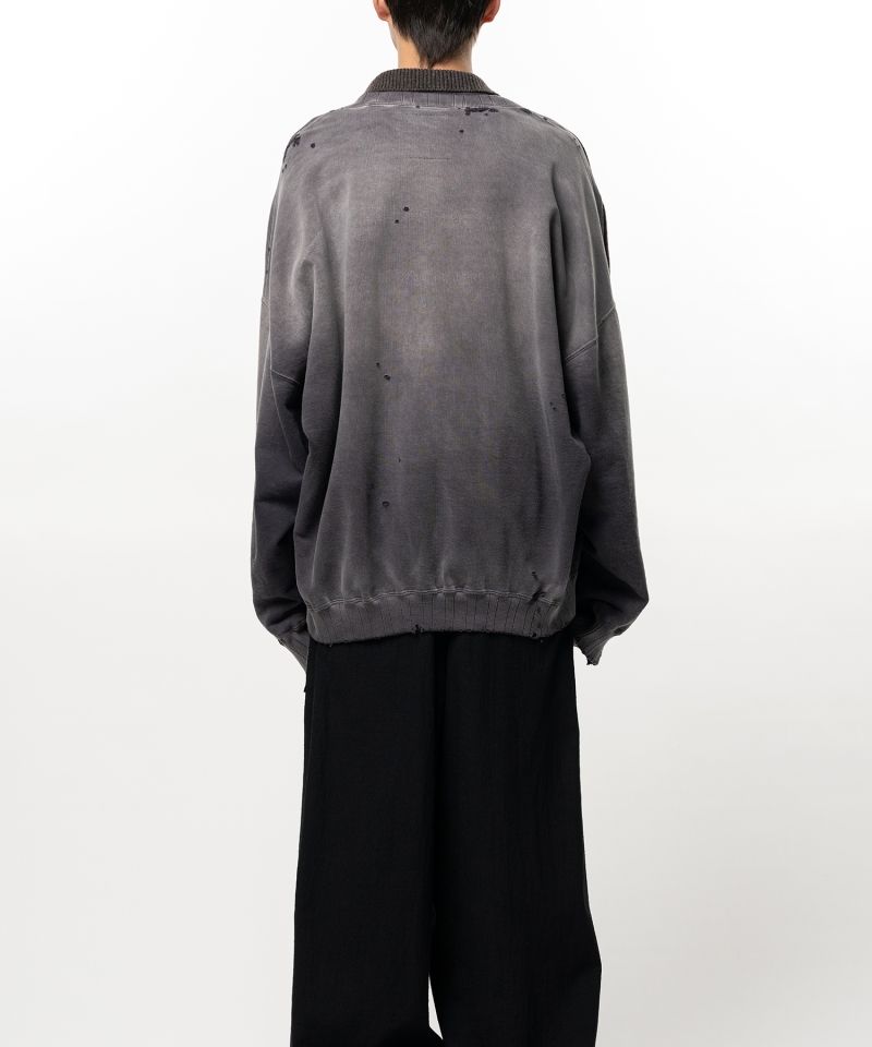 Sweatshirt Combined Knit Sweater