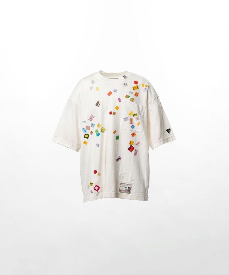 Price Tag Sticker Printed T-shirt