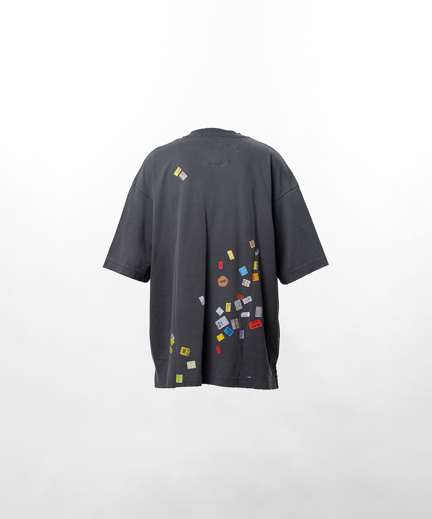 Price Tag Sticker Printed T-shirt