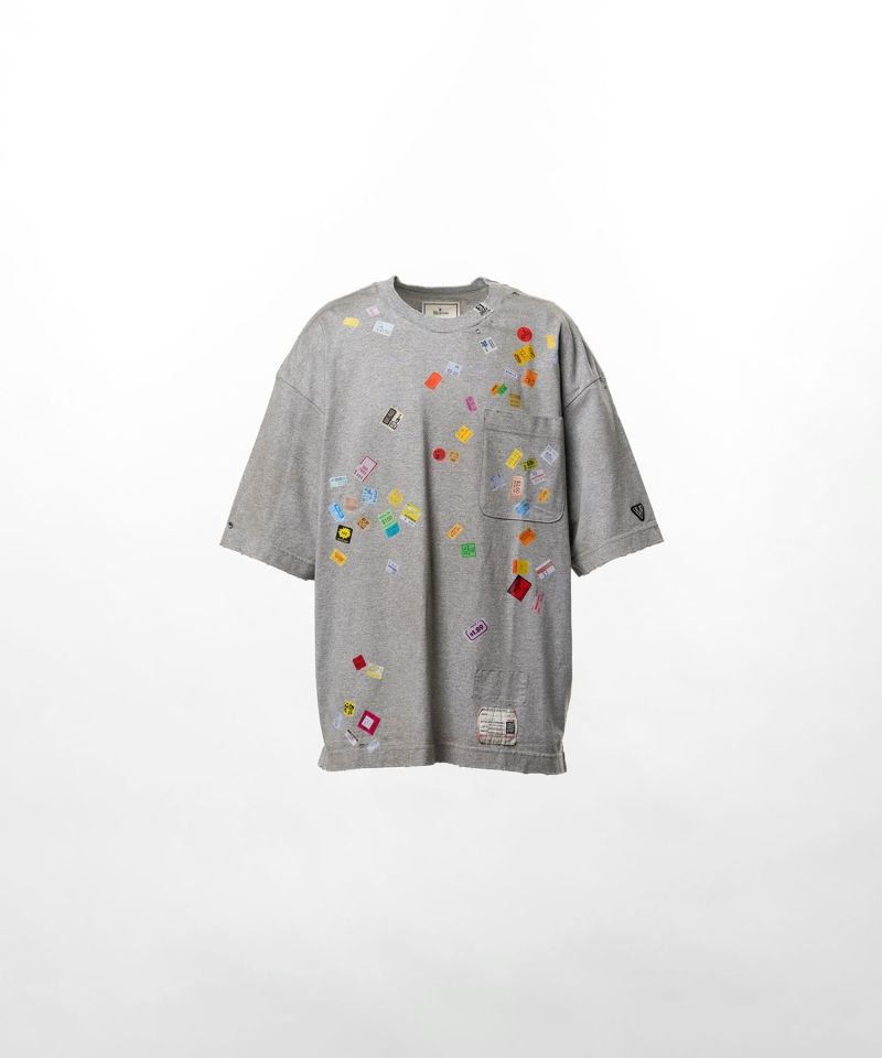 Price Tag Sticker Printed T-shirt