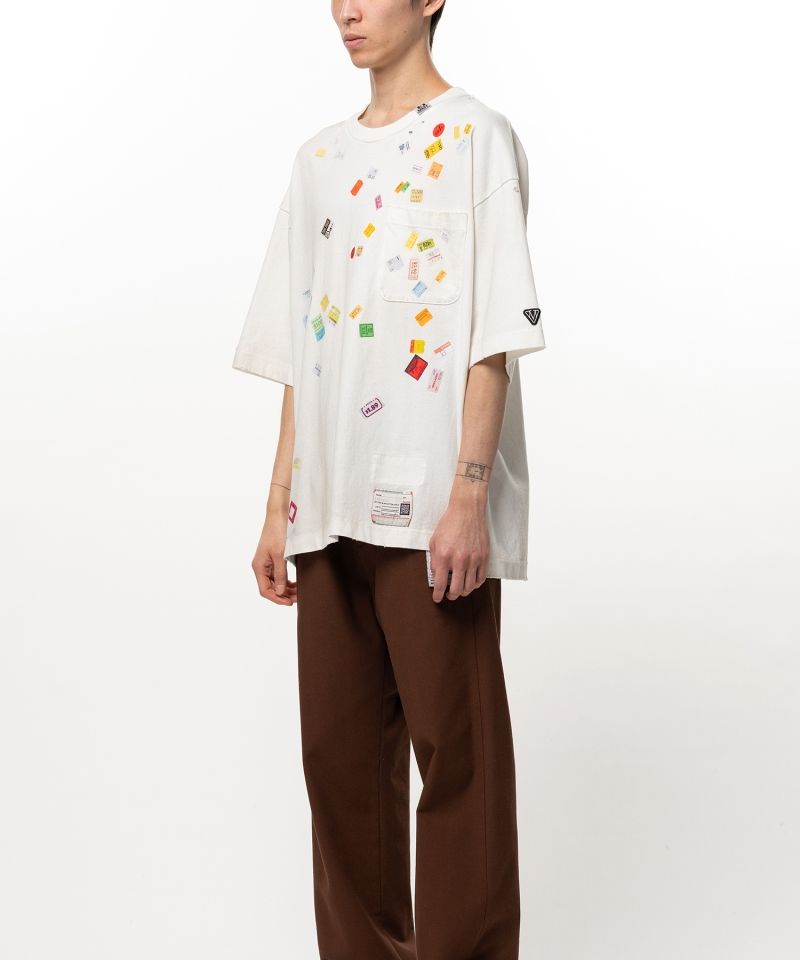 Price Tag Sticker Printed T-shirt