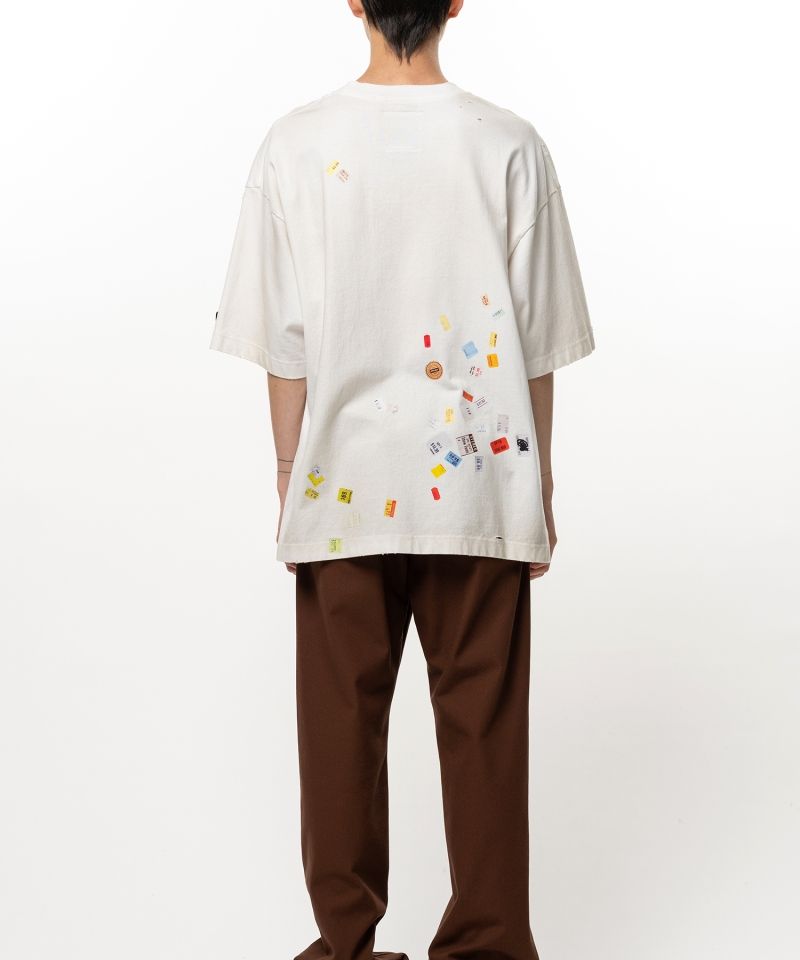 Price Tag Sticker Printed T-shirt