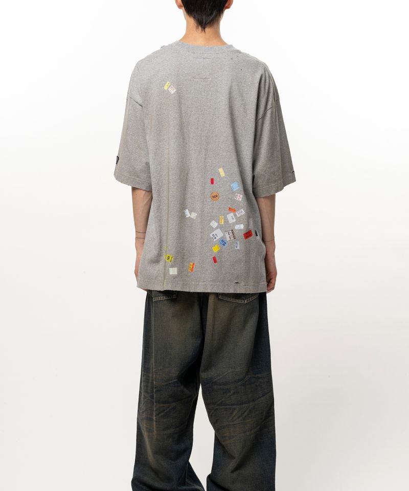 Price Tag Sticker Printed T-shirt