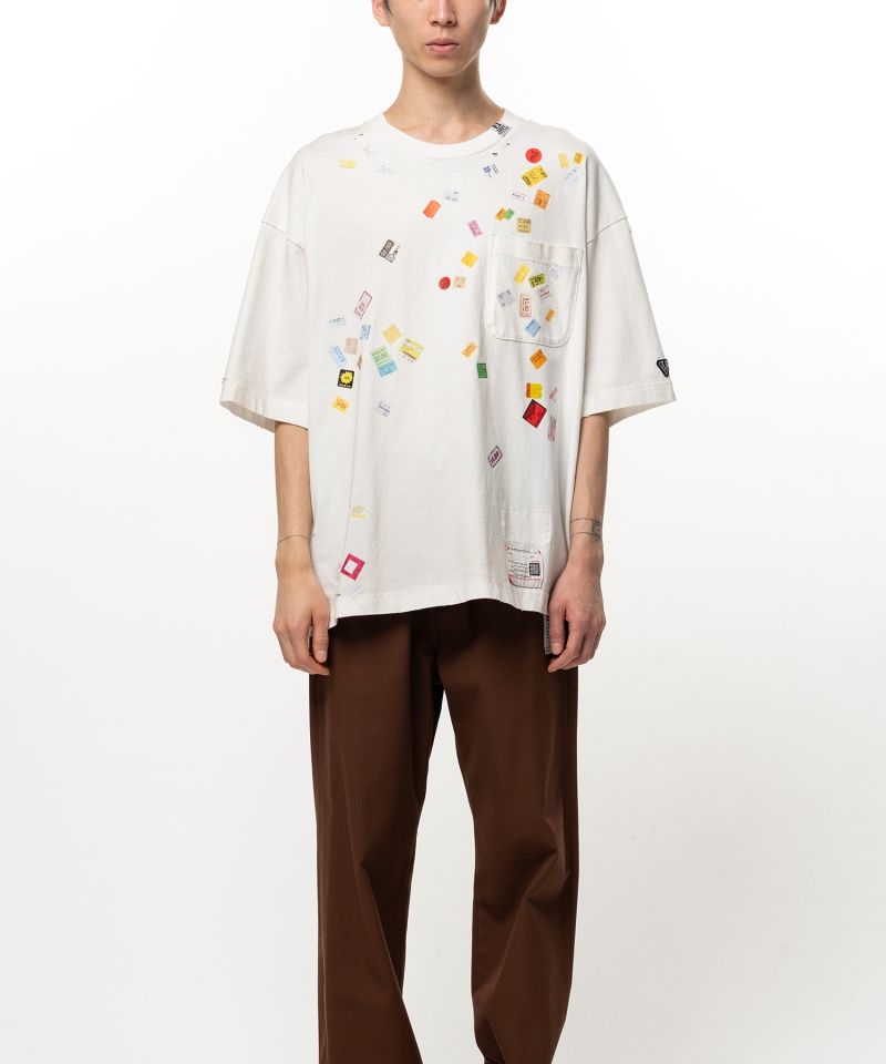 Price Tag Sticker Printed T-shirt
