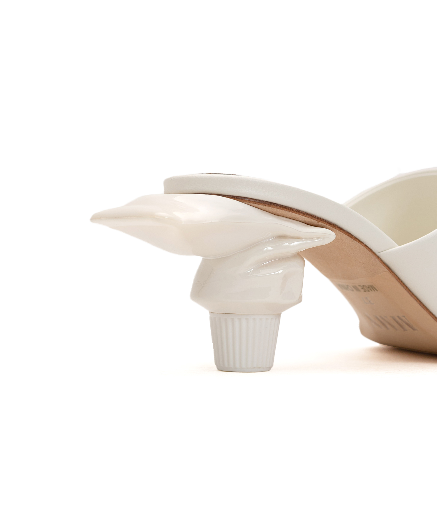 Toothpaste Heel Sandal