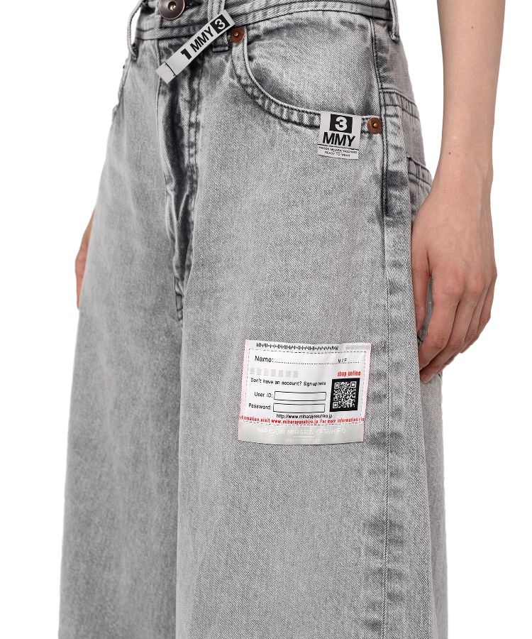 Rolled-up Denim Pants