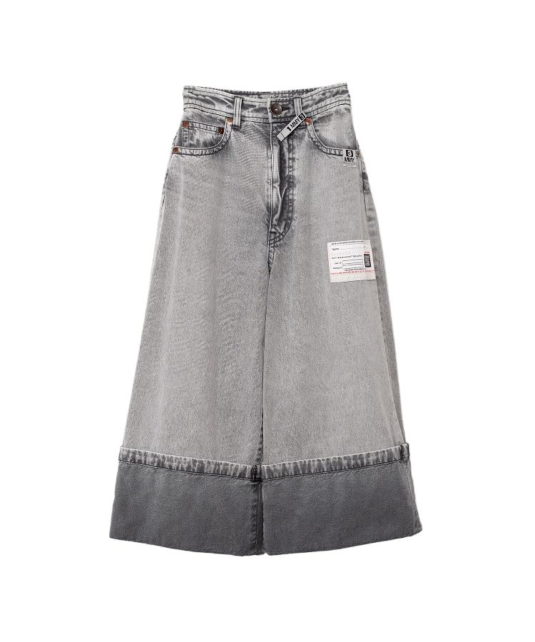 Rolled-up Denim Pants