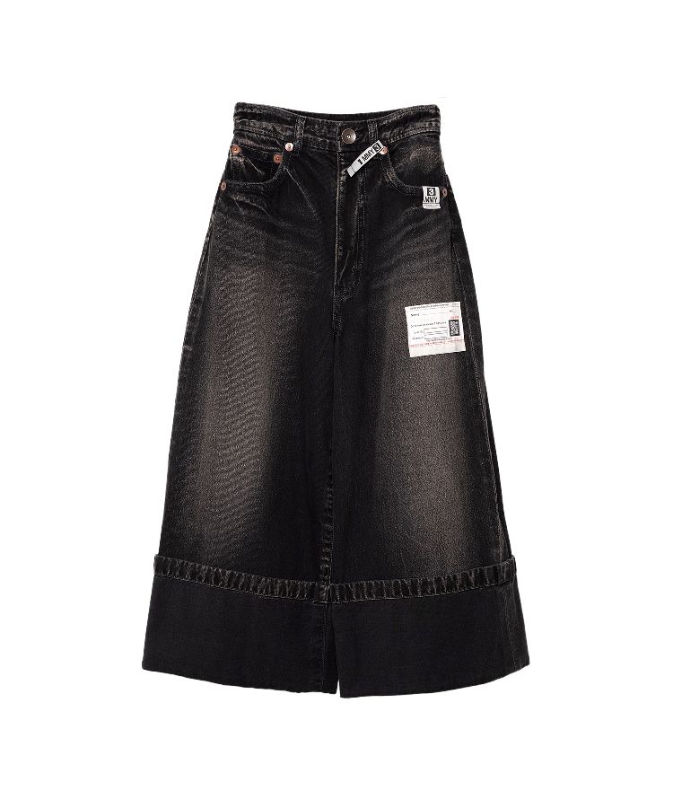 Rolled-up Denim Pants