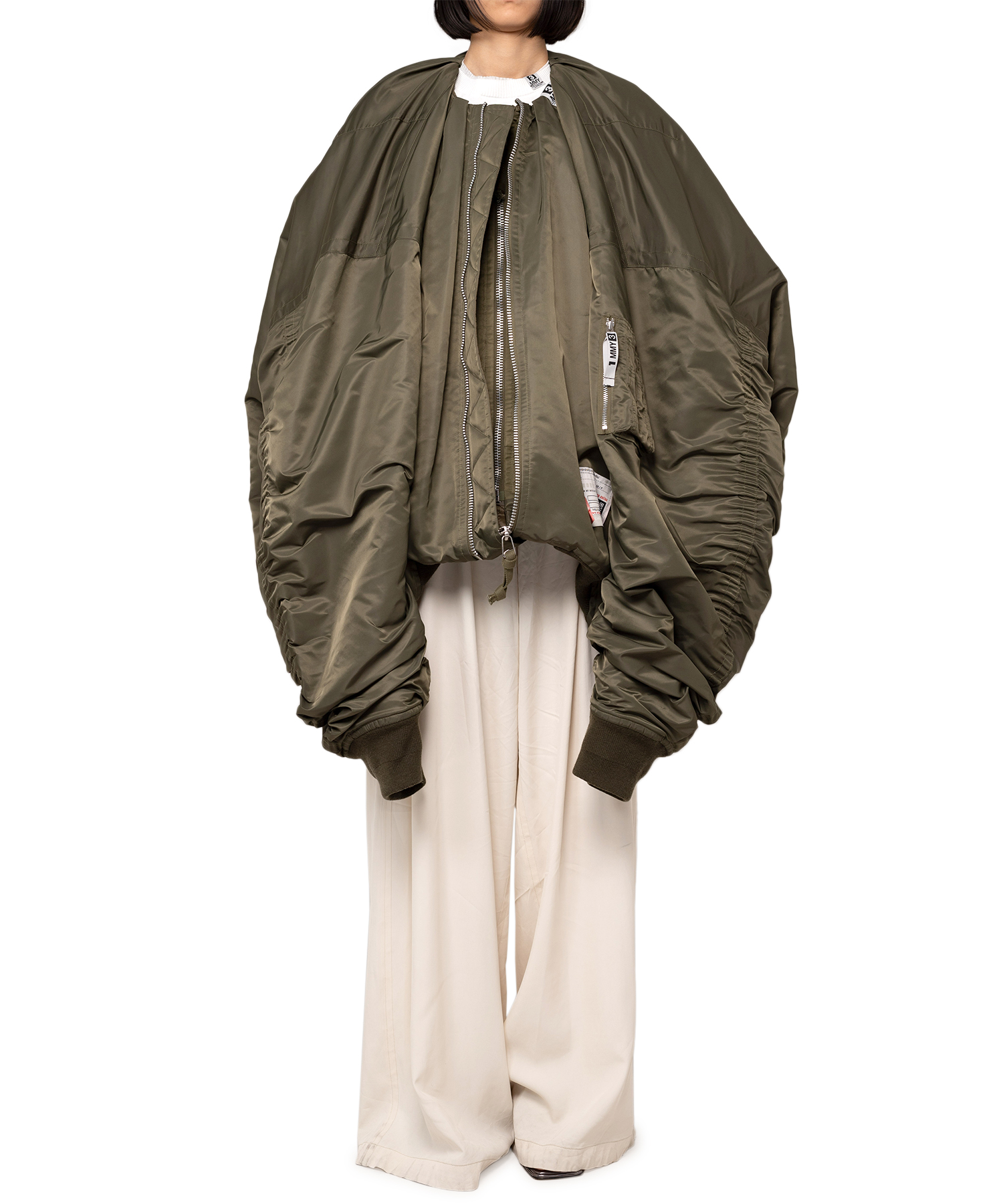 Maison MIHARA YASUHIRO ディストレストフライトジャケット
