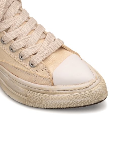 "YUCCA" OG Sole Over-dyed Canvas High-top Sneaker