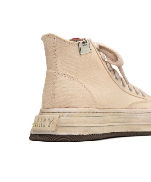 "YUCCA" OG Sole Over-dyed Canvas High-top Sneaker