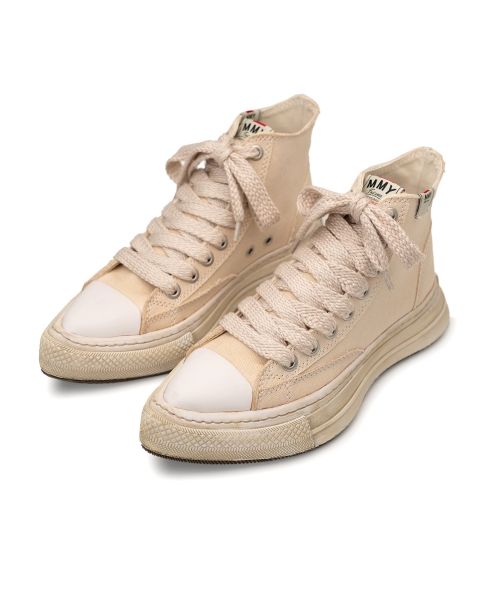 "YUCCA" OG Sole Over-dyed Canvas High-top Sneaker