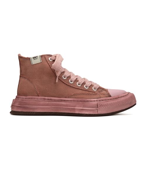 "YUCCA" OG Sole Over-dyed Canvas High-top Sneaker