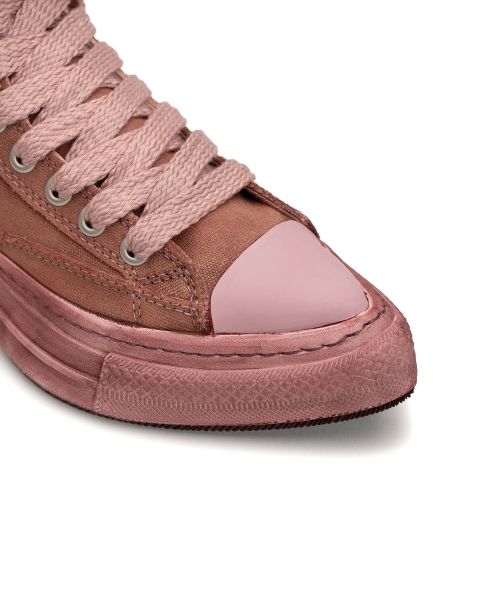 "YUCCA" OG Sole Over-dyed Canvas High-top Sneaker