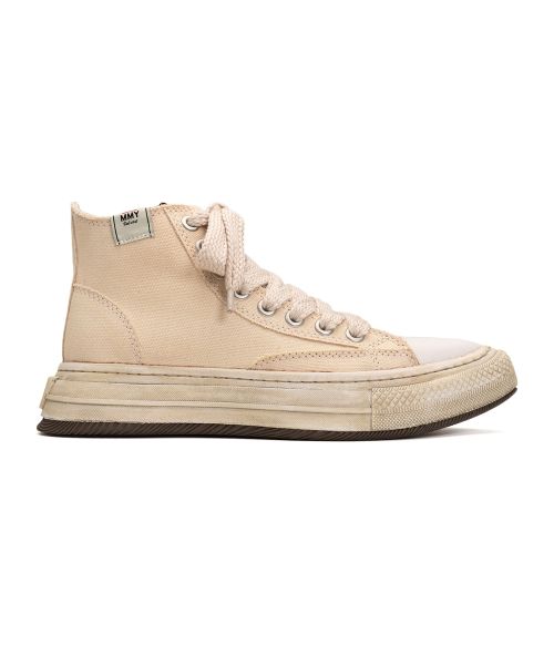 "YUCCA" OG Sole Over-dyed Canvas High-top Sneaker