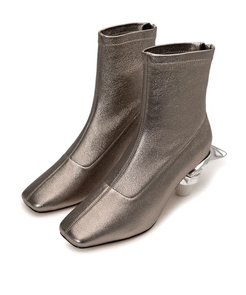 Toothpaste Heel Boots